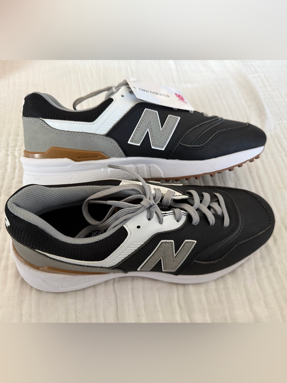 NWT New Balance Waterproof Men's 997 SL Golf Shoes Size 9